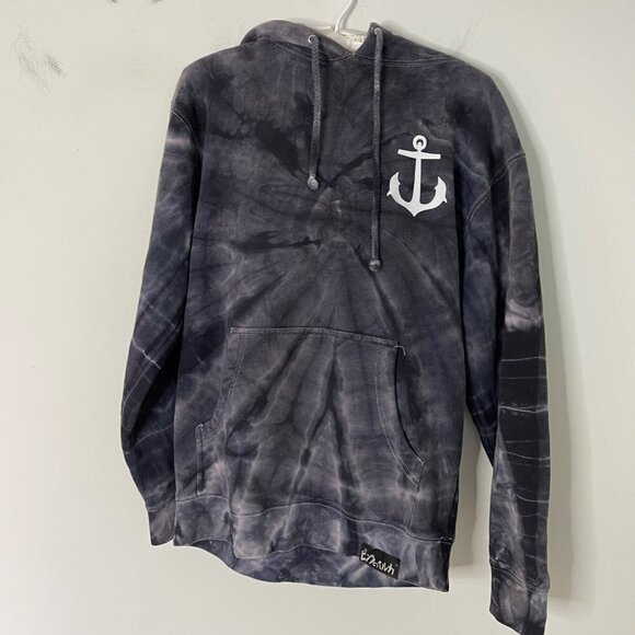 Pink Dolphin Mens Hoodie Size Small Multicolor Tie Dye Lighthouse Legendary - Picture 12 of 13